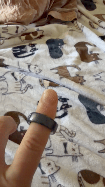 Video of Mint Oura Ring Gen 4