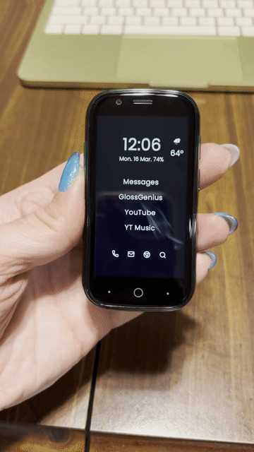 Video of Mint Unihertz Jelly Star