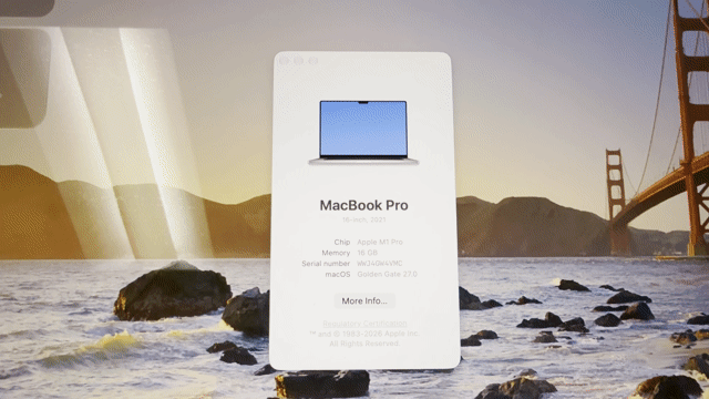 Video of Fair MacBook Pro 2021 - 16"