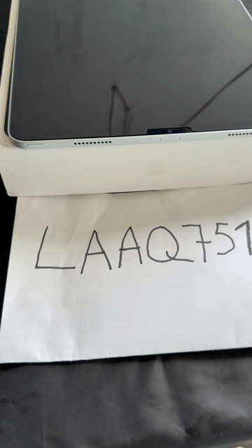 Video of Mint Apple iPad Pro 12.9" 6th Gen 2022