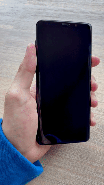 Video of Mint Samsung Galaxy S9 Plus