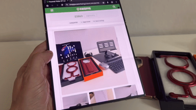 Video of Mint Huawei Mate XT Ultimate