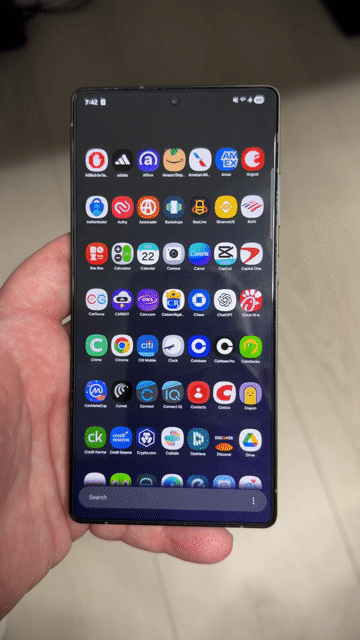 Video of Mint Samsung Galaxy S25 Ultra