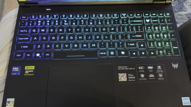 Video of Mint Acer Predator Helios Neo 16S AI