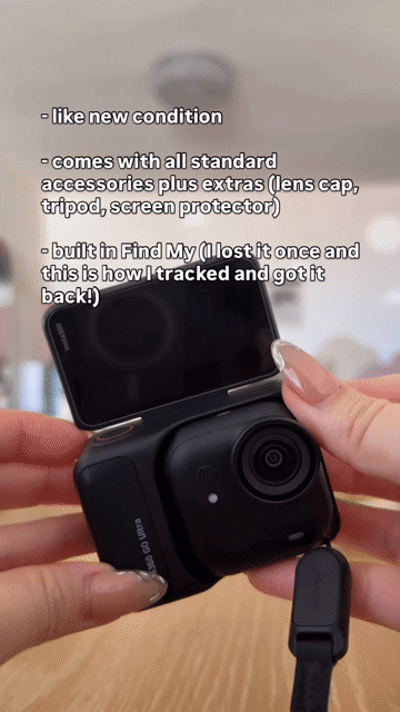 Video of Mint Insta360 GO Ultra