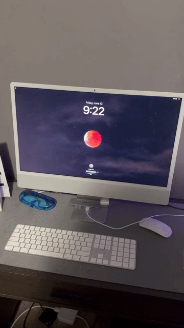 Video of Mint iMac 2023 24"
