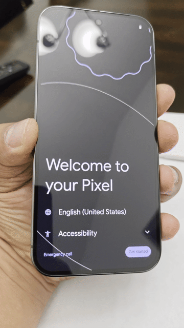 Video of Mint Google Pixel 9 Pro