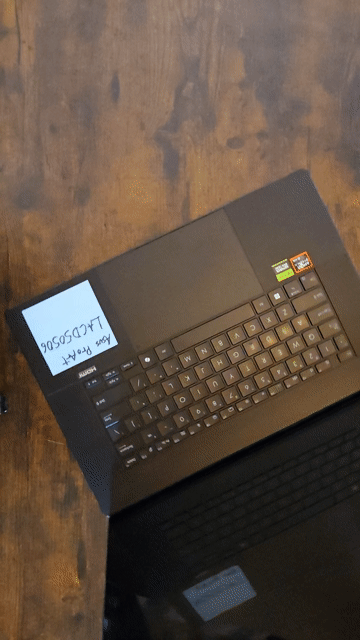 Video of Mint Asus ProArt Laptop