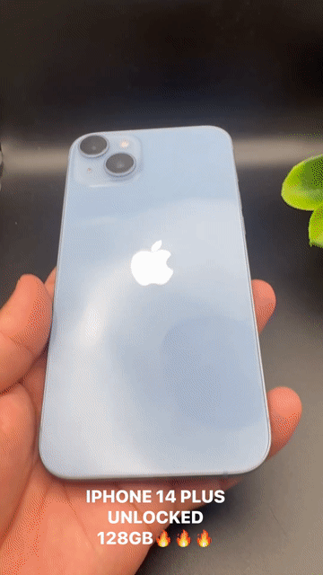 Video of Mint Apple iPhone 14 Plus