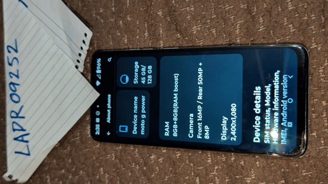 Video of Fair Moto G Power 5G 2024
