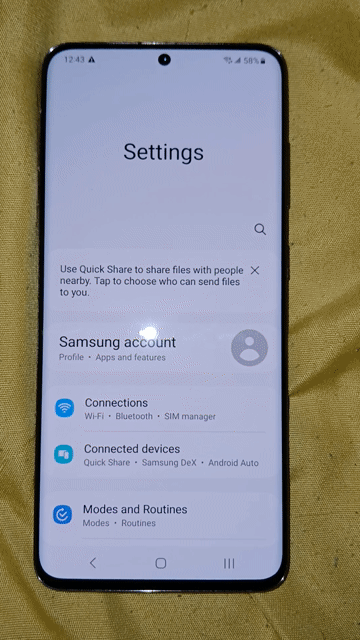 Video of Good Samsung Galaxy S20 5G