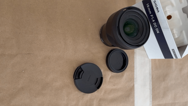 Video of Mint Sigma 16mm F1.4 DC DN