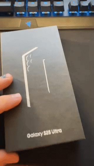 Video of Mint Samsung Galaxy S25 Ultra