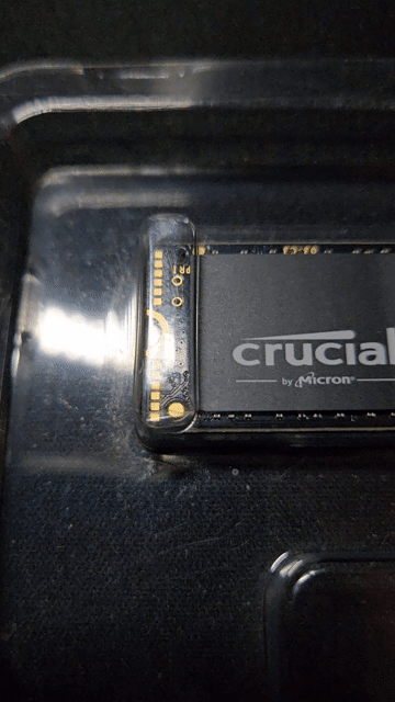 Video of Mint Crucial SSD