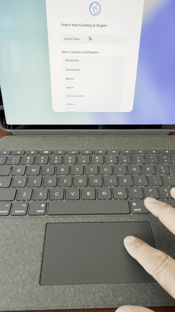 Video of Used Logitech Combo Touch for iPad Pro