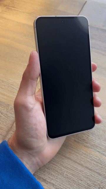 Video of Mint Samsung Galaxy S24 FE