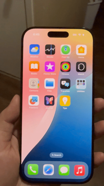 Video of Mint Apple iPhone 16 Pro