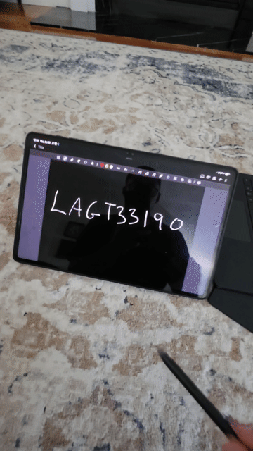 Video of Mint Samsung Galaxy Tab S8 Ultra