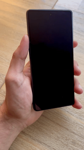 Video of Mint Google Pixel 7