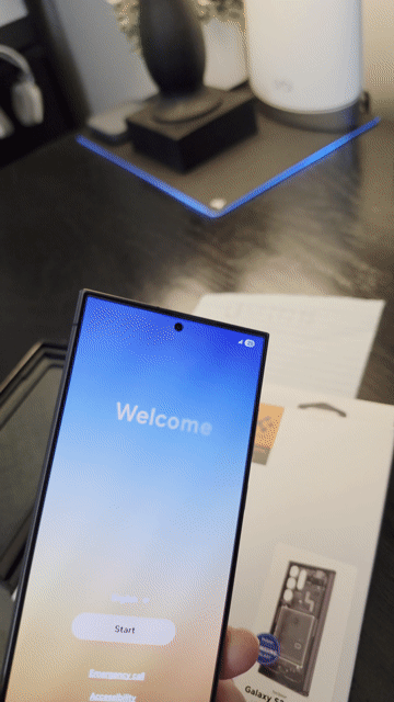 Video of Mint Samsung Galaxy S24 Ultra