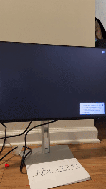 Video of Mint Dell Monitor