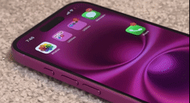 Video of Mint Apple iPhone 16
