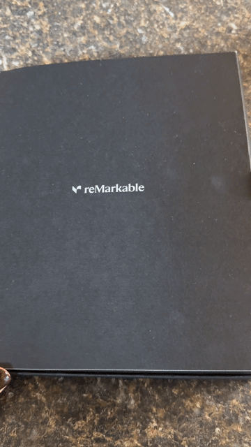 Video of Mint reMarkable Paper Pure