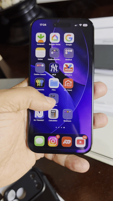 Video of Mint Apple iPhone Air
