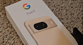 Video of Mint Google Pixel 8