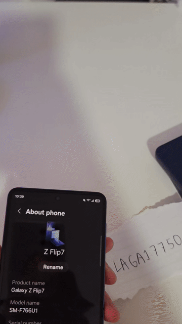 Video of Fair Samsung Galaxy Z Flip7